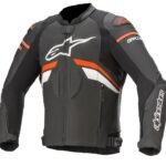 Alpinestars Leather Jacket GP Plus R v3 Black/Redfluo
