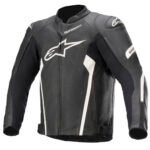 Alpinestars Leather jacket Faster v2 Black/White