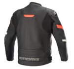 Alpinestars Leather jacket Faster AirFlow v2 Black/Red Fluo 52 - Image 2