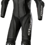 Alpinestars Leather suit Woman 1-pc Tech Air GP Plus Black/White/Grey