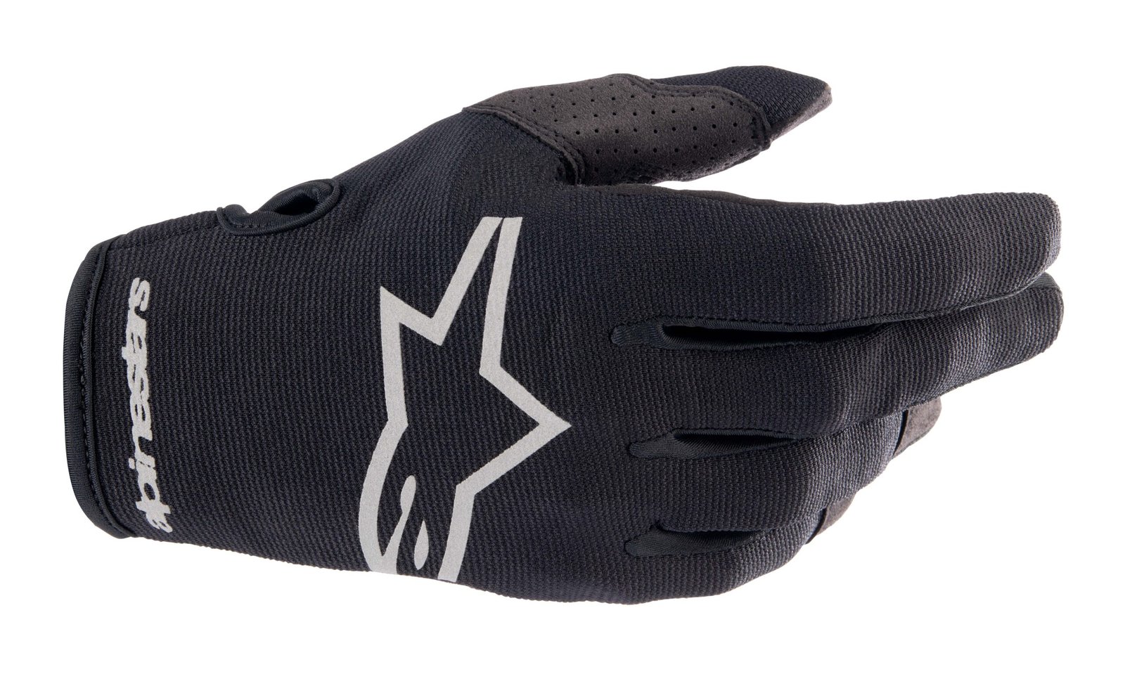694-3561823-1419.jpg Alpinestars Glove Radar Black/Silver S - Image 1