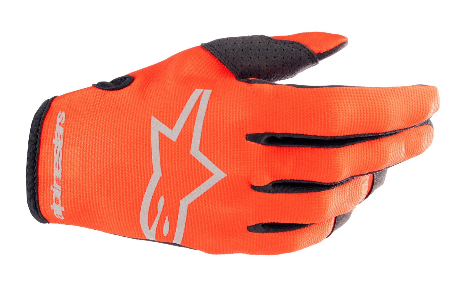694-3561823-411.jpg Alpinestars Glove Radar Hot Orange/Black S - Image 1