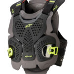 Alpinestars Protection Vest A-4 Max Black/Yellow Fluo XS/S