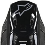 Alpinestars Visor S-M8 - RADIUM Black Glossy