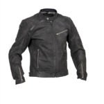 Halvarssons Leather Jacket Sandtorp Black