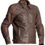 Halvarssons Leather jacket Trenton Brown