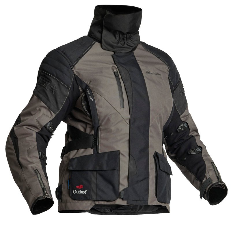 Halvarssons Textile jacket Wien Lady Black/lava