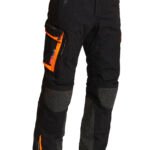 Lindstrands Textile Pants Sunne Black/orange
