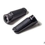 Puig Rear Sets Racing+Rubber Right/Left C/Black