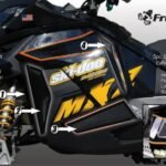 Frogzskin Ski Doo XR Exhaust Side Vent Kit 2009-14 (5pc)