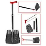 Sno-X Snow showel with saw, Black Aluminum