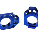 Scar Axle Blocks - Yamaha Blue color