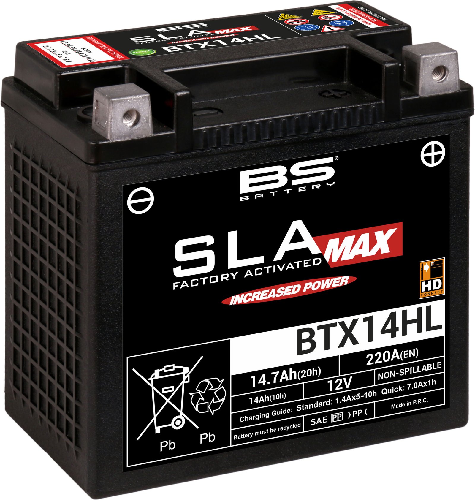 BS-BATTERY_BTX14HL.jpg BS Battery BTX14HL (FA) SLA MAX - Sealed & Activated - Image 1