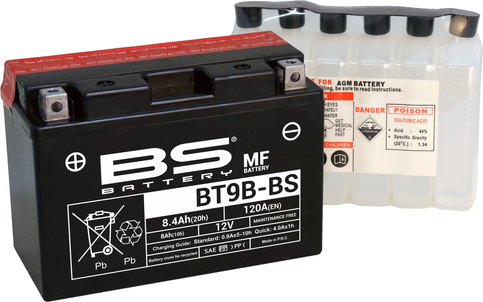 BT9B-BS.jpg BS Battery BT9B-BS MF (cp) Maintenance Free - Image 1