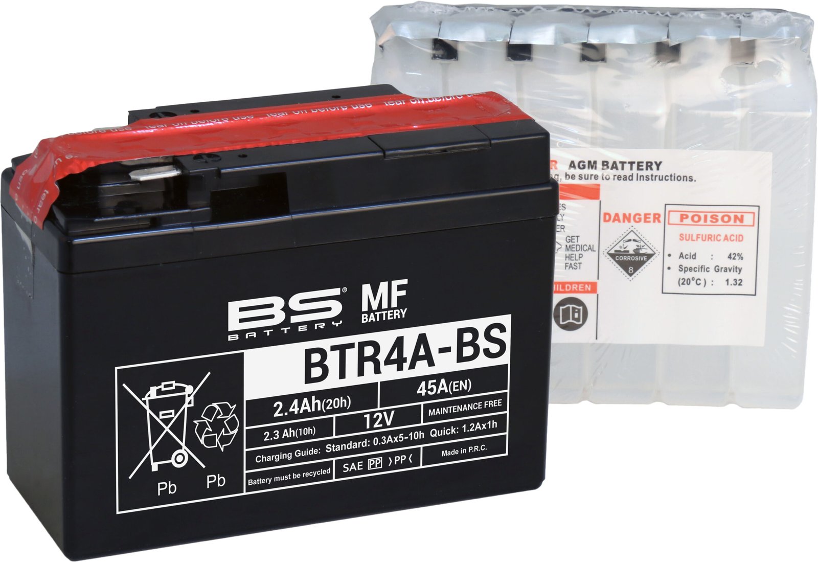 BTR4A-BS.jpg BS Battery BTR4A-BS MF (cp) Maintenance Free - Image 1