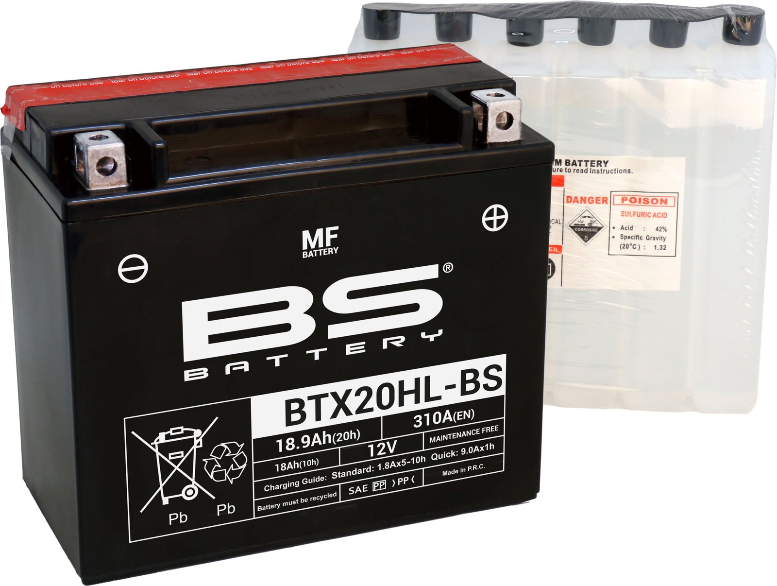 BTX20HL-BS.jpg BS Battery BTX20HL-BS MF (cp) Maintenance Free - Image 1