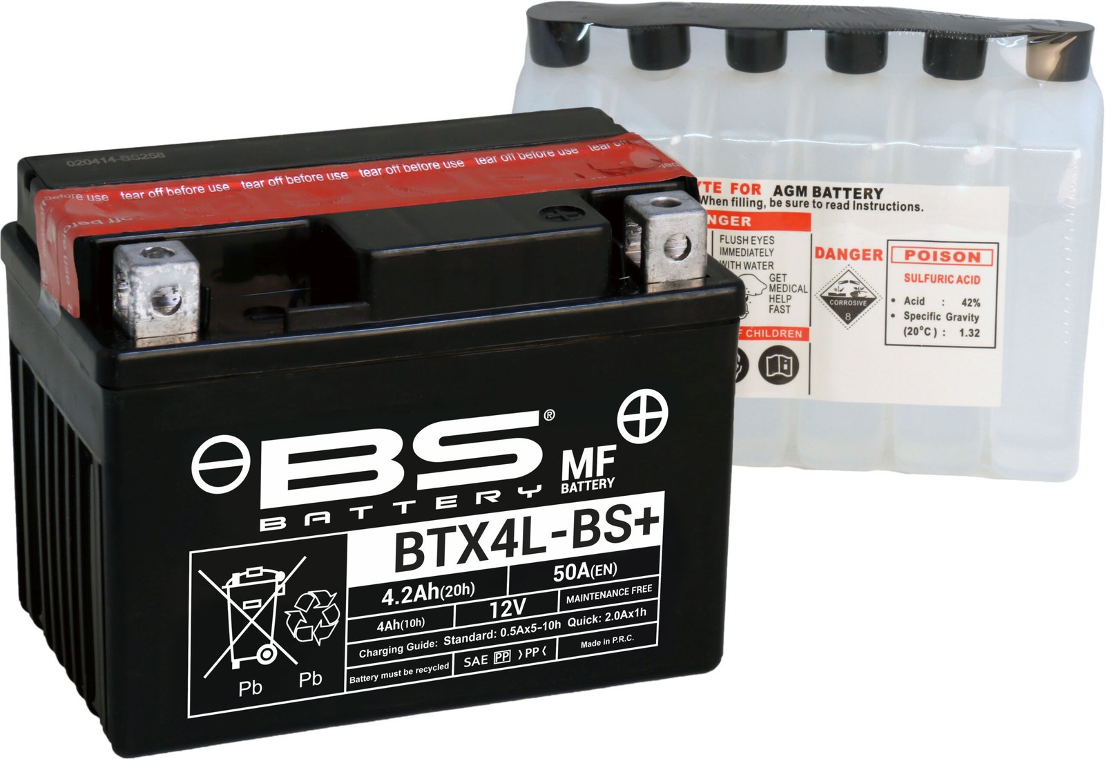 BTX4L-BS.jpg BS Battery BTX4L-BS+ MF (cp) Maintenance Free - Image 1
