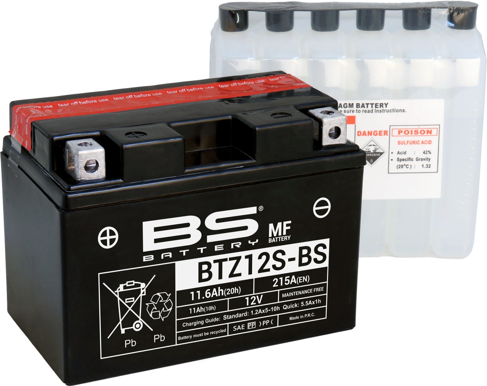 BTZ12S-BS.jpg BS Battery BTZ12S-BS MF (cp) Maintenance Free - Image 1