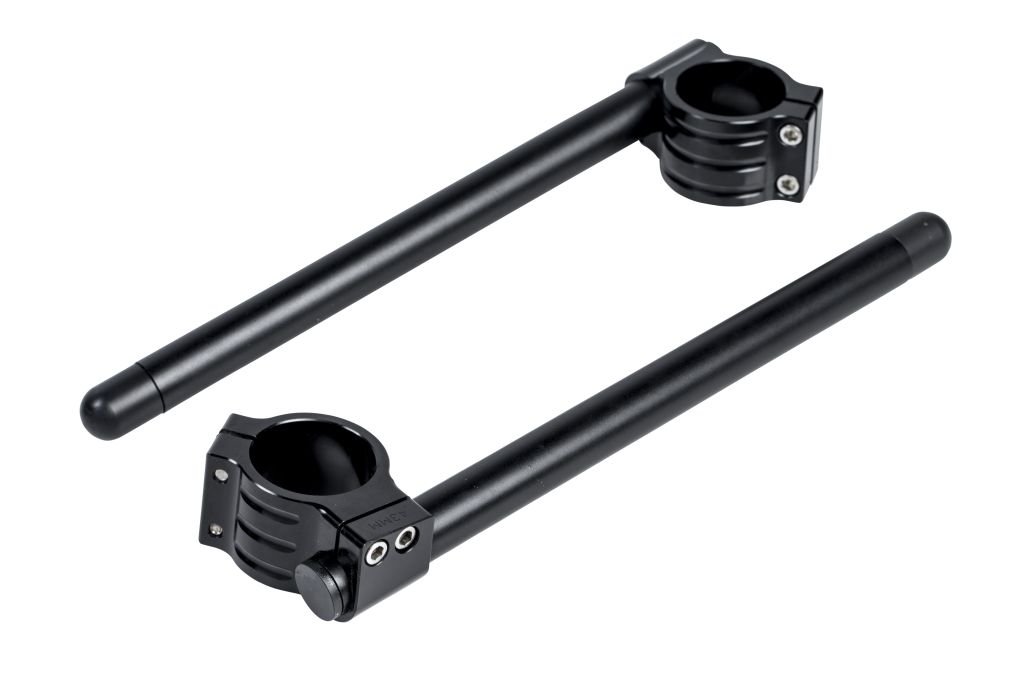 C55-0137_1.jpg Handlebar Clip-on Black Aluminum 22mm (7/8") 37mm (1set) - Image 1