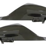 Tec-X Rear side cover kit, Black, Derbi Senda R X-Treme 03-10, SM X-Treme 02-10