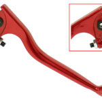 Tec-X Brake lever, Red, Derbi Senda / Gileras RCR,SMT, Yamaha DT 50 R, SM, X