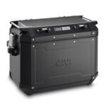 Givi Trekker Outback Restyled Blackline 48ltr aluminium left side case