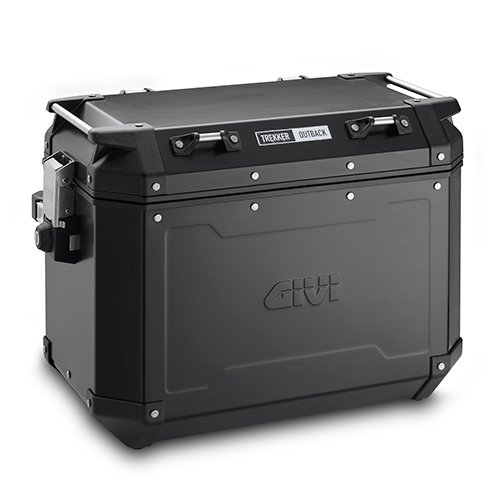 Givi Trekker Outback Restyled Blackline 48ltr aluminium left side case