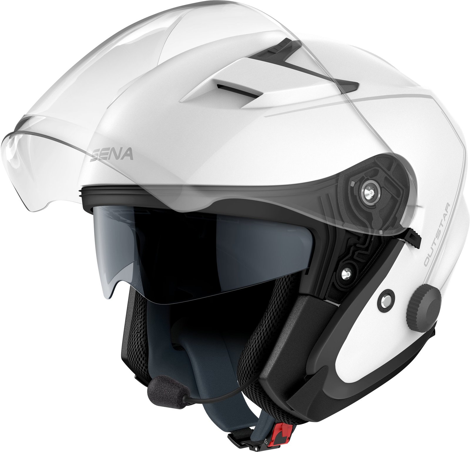 298-3-23008.jpg Sena Helmet Outstar S White S - Image 1