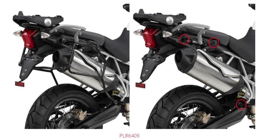 322-PLR6401.JPG GIVI TUBULAR PANN.HOLDER TRIUMPH - Image 1