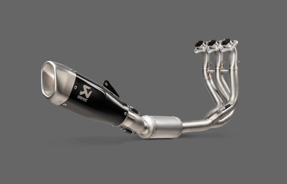 461-T6R1-CQTBL.jpg Akrapovic Racing Line (Titanium) Trident 660 2022- - Image 1