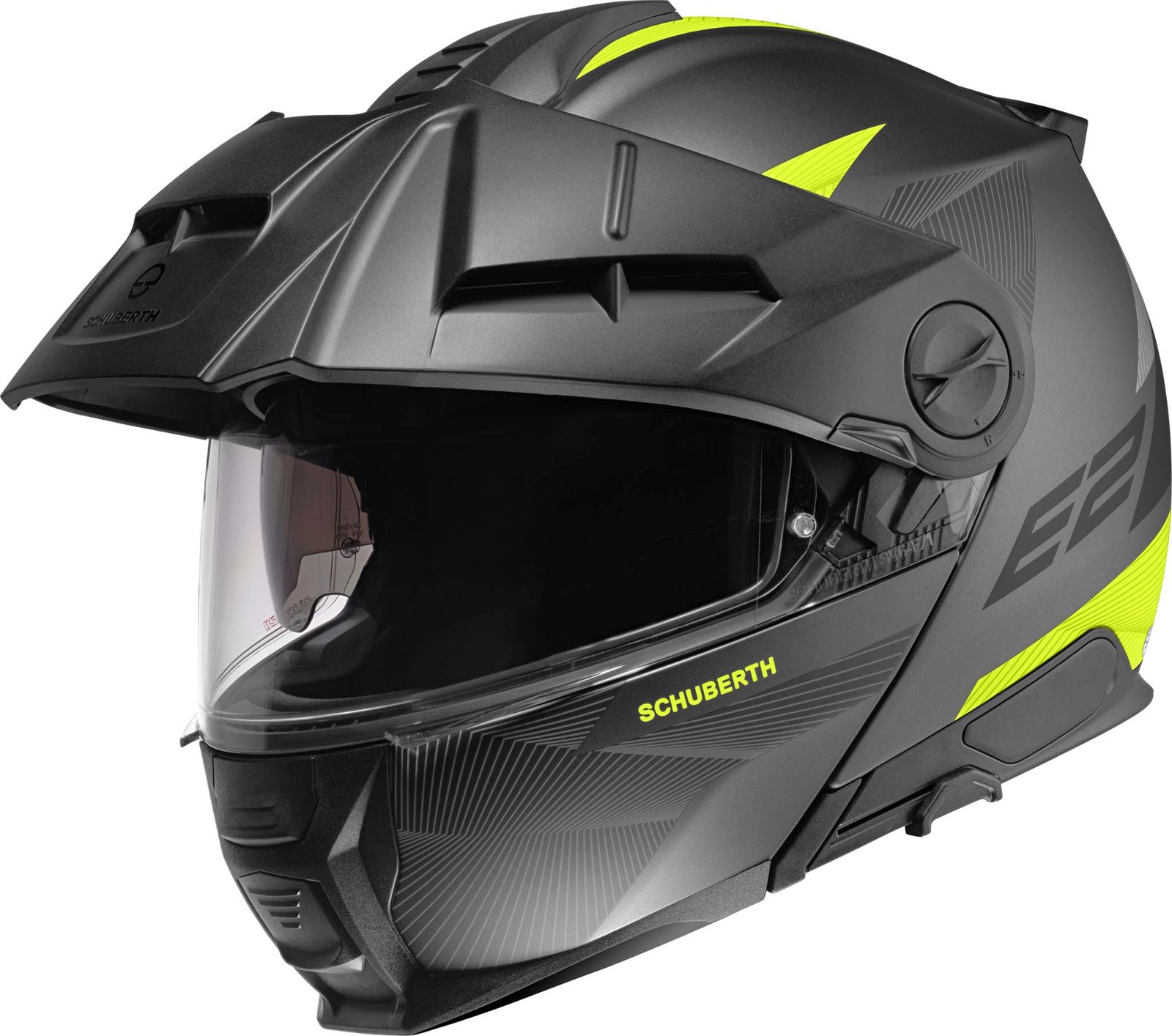 51-2319.jpg Schuberth Helmet E2 Defender Matt Yellow/Grey S 55 - Image 1