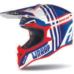Airoh Helmet Wraap Youth Broken blue/red gloss