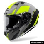 Airoh Helmet Valor Wings yellow matt XS