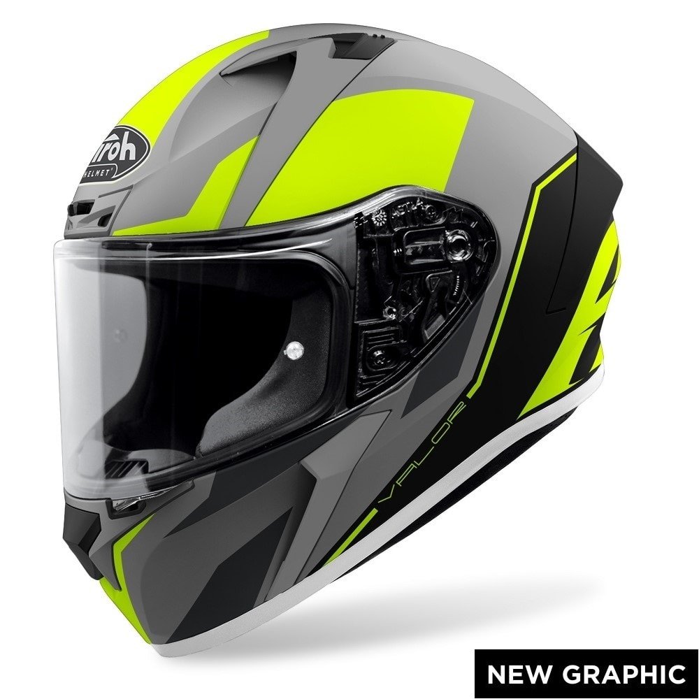 57-21751.jpg Airoh Helmet Valor Wings yellow matt XS - Image 1