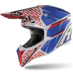 Airoh Helmet Wraap Idol red/blue gloss