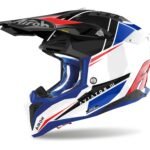 Airoh Helmet Aviator 3 Push Blue/Red