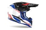 Airoh Helmet Aviator 3 Push Blue/Red - Image 2