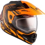 CKX Helmet QUEST RSV Moosek w electric visor Orange XS - Image 3