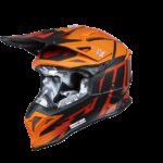 Just1 Helmet J-39 Poseidon Fluo Orange/Red/Black