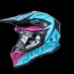 Just1 Helmet J-39 Thruster Petrol Blue/Fuxia Black