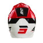 SHOT Helmet Furious Chase Red White Glossy - Image 3