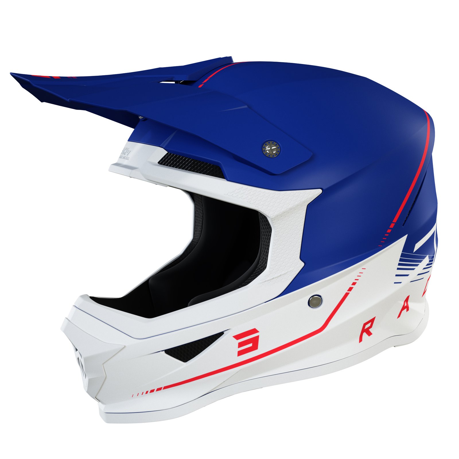 610-2228.jpg SHOT Helmet Furious Raw 3.0 Navy Red Matt - Image 1