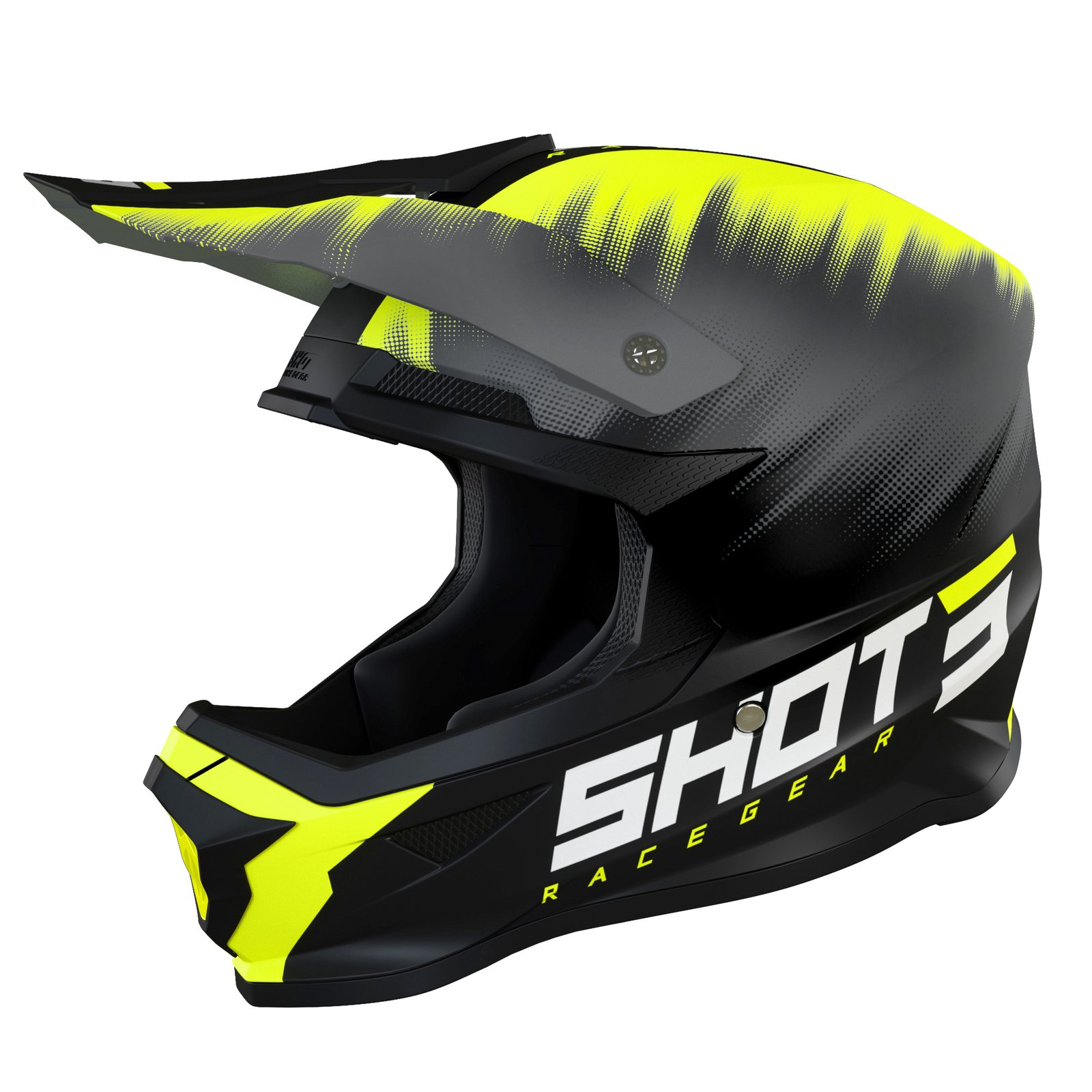 610-2229.jpg SHOT Helmet Furious Versus Neon Yellow Matt L - Image 1