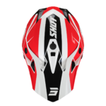 SHOT Helmet Pulse Revenge White Red Black Glossy - Image 3