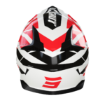 SHOT Helmet Pulse Revenge White Red Black Glossy - Image 2