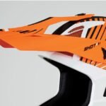 SHOT Visor Lite Fury Black Neon Orange Glossy