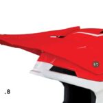 SHOT Visor Furious Chase Red White Glossy