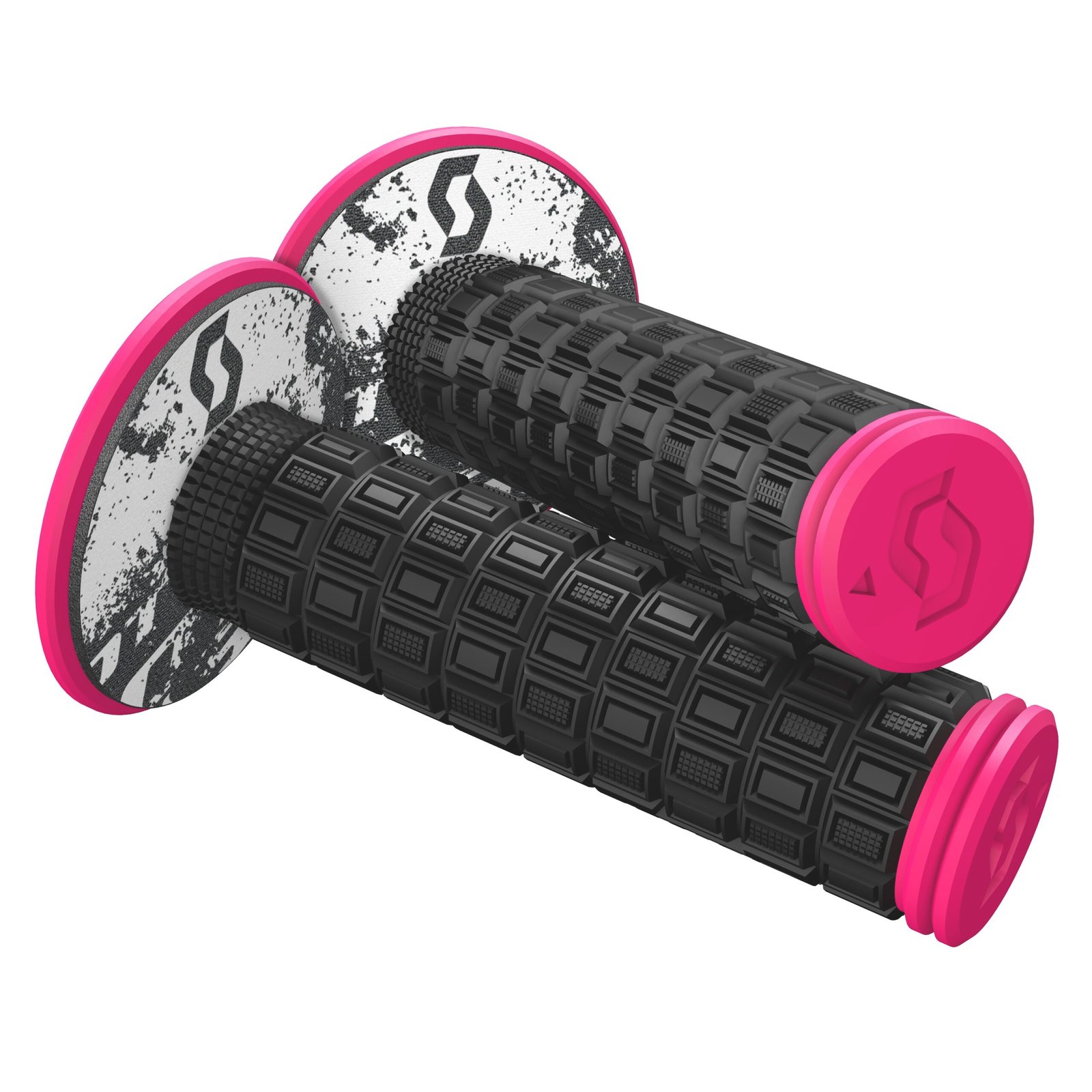 62-364-3.jpg SCOTT Grip Mellow + Donut black/pink - Image 1