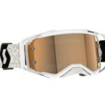 Scott Goggle Prospect AMP white/black gold chrome works