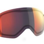 Scott Repl Lens LCG Evo w/ Case solar red chrome